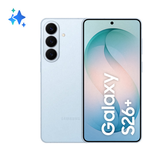 SAMSUNG GALAXY S26+ 6,7''Snapdragon 12Go 256Go 5G DS Cam av 12Mpx Cam arr 50Mpx Sky Blue 12M (SM-S947BLBIMWD)
