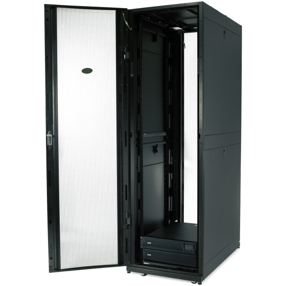 NetShelter SX 42U 750mm Wide x 1200mm Deep Enclosure with Sides Black