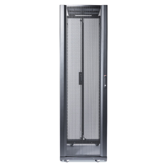 NetShelter SX 48U 600mm Wide x 1200mm Deep Enclosure with Sides Black