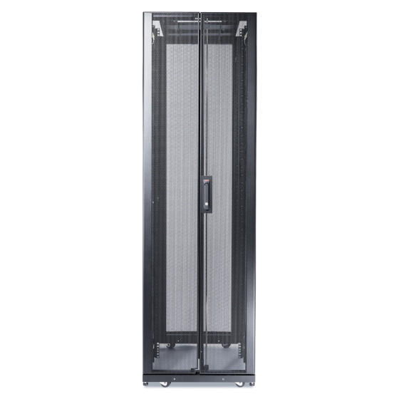NetShelter SX 48U 600mm Wide x 1200mm Deep Enclosure with Sides Black