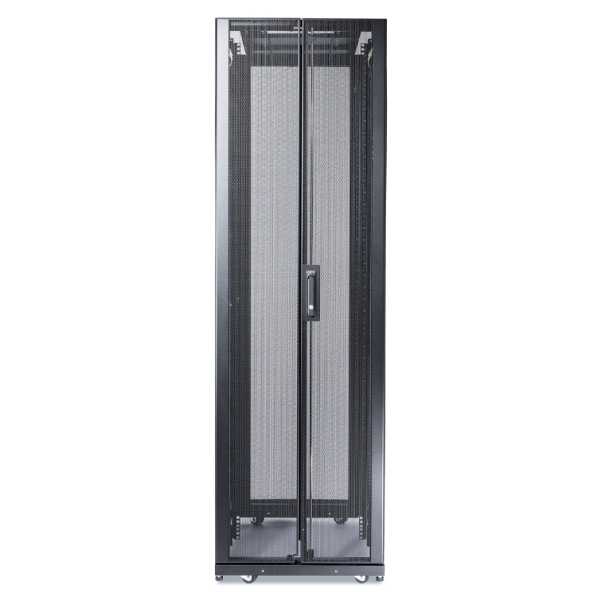 NetShelter SX 48U 600mm Wide x 1200mm Deep Enclosure with Sides Black
