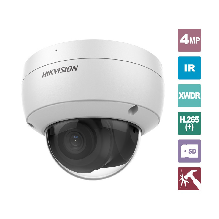 Caméra HIKVISION Externe IP Fixed Bullet 8MP IP67 12M (DS-2CD2143G2-IS)