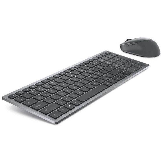 Clavier compact et souris sans fil + Bluetooth Dell Pro Plus - KM7120W - français (AZERTY)