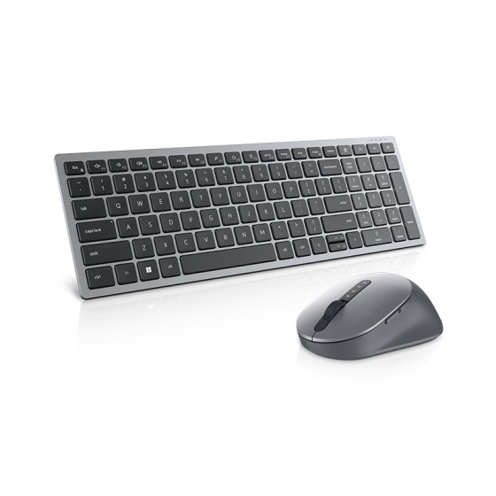 Clavier compact et souris sans fil + Bluetooth Dell Pro Plus - KM7120W - français (AZERTY)