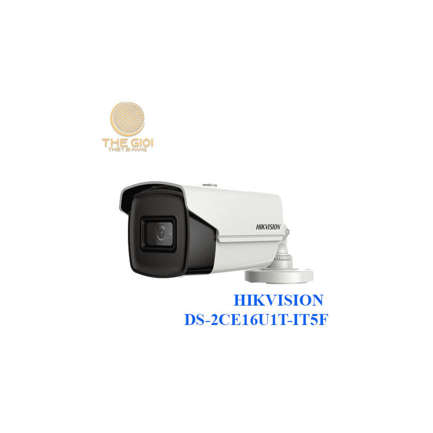 Caméra HIKVISION Externe Fixed Bullet 8MP IP67, IR80m 12M (DS-2CE16U1T-IT5F)
