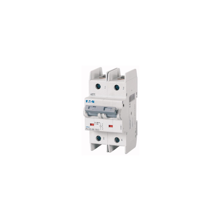 Eaton Interrupteur-sectionneur DC, 2P, 1000V, 100A (PV-DIS-10-100/2-ROT)