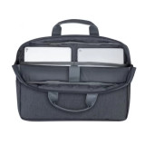 Riva 7532 Sacoche 15,6 Gris Bleu
