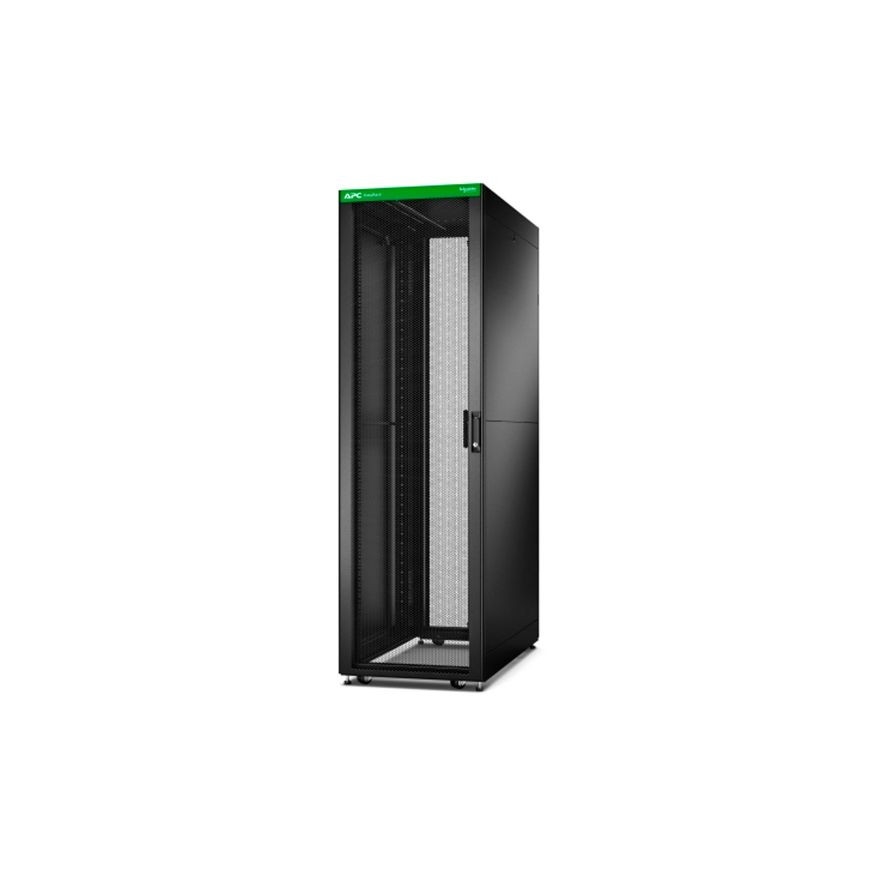 Easy Rack 600mm/42U/1200mm with Roof, Side panel,castors,feet and 4 Brackets, No Bottom, black