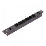 Easy PDU, Basic, 1U, 10A, 230V, (6)Schuko&(1)C13