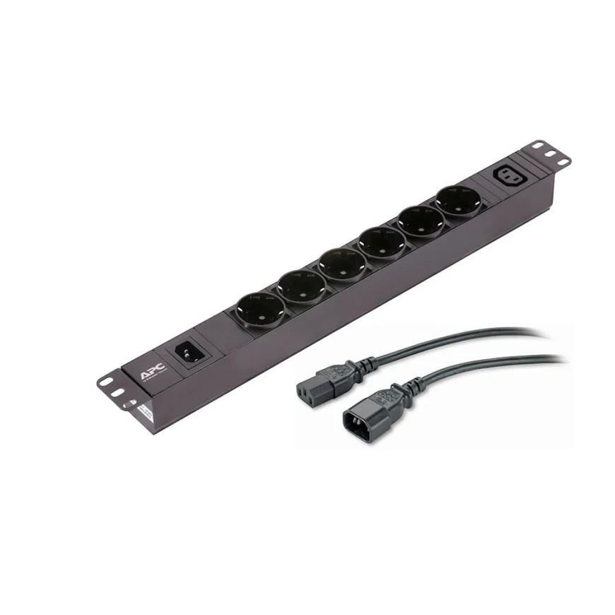 Easy PDU, Basic, 1U, 10A, 230V, (6)Schuko&(1)C13