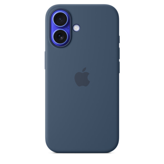 Apple Silicone Case with MagSafe Denim Apple iPhone 16 Plus