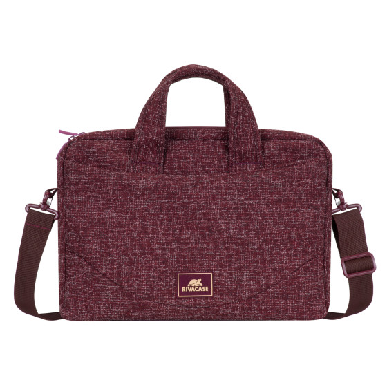 RIVACASE 7913 burgundy red Laptop sleeve 13.3" with handles / 12