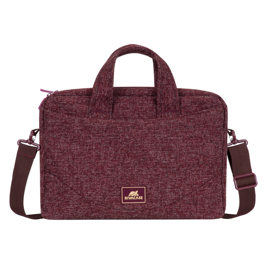 RIVACASE 7913 burgundy red Laptop sleeve 13.3" with handles / 12