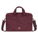 RIVACASE 7913 burgundy red Laptop sleeve 13.3" with handles / 12