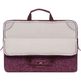 RIVACASE 7913 burgundy red Laptop sleeve 13.3" with handles / 12