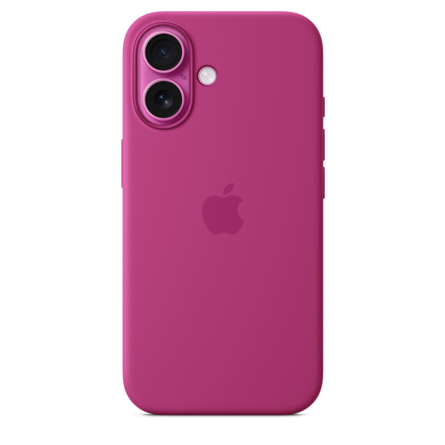 Apple Silicone Case with MagSafe Fuchsia Apple iPhone 16 Plus