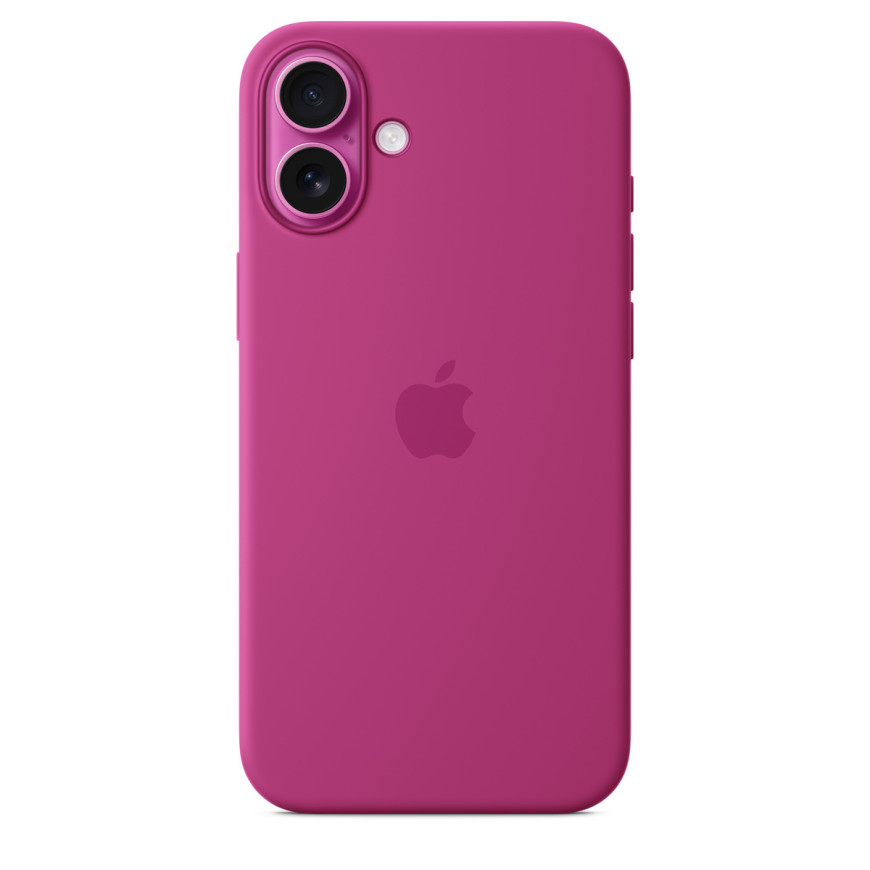 Apple Silicone Case with MagSafe Fuchsia Apple iPhone 16 Plus