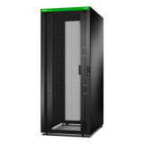Easy Rack 800mm/42U/1100mm with Roof, Side panel,castors,feet and 4 Brackets, No Bottom, black