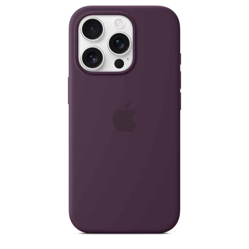 Apple Silicone Case with MagSafe Prune Apple iPhone 16 Pro