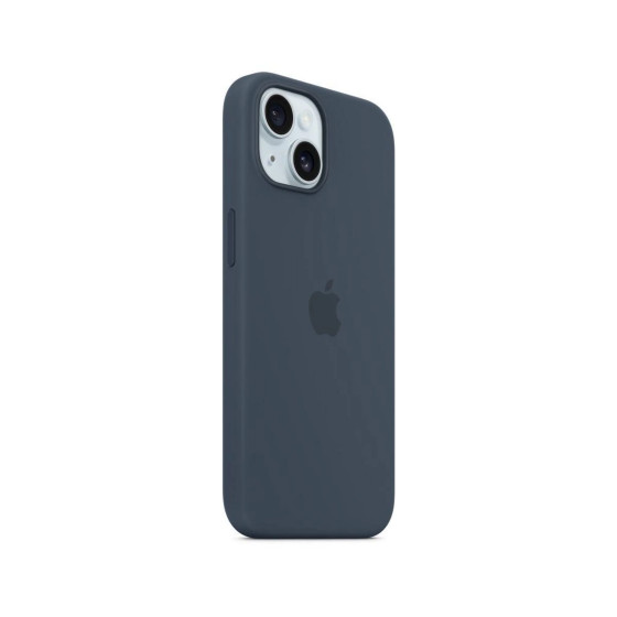 Apple Silicone Case with MagSafe Bleu Orage Apple iPhone 15