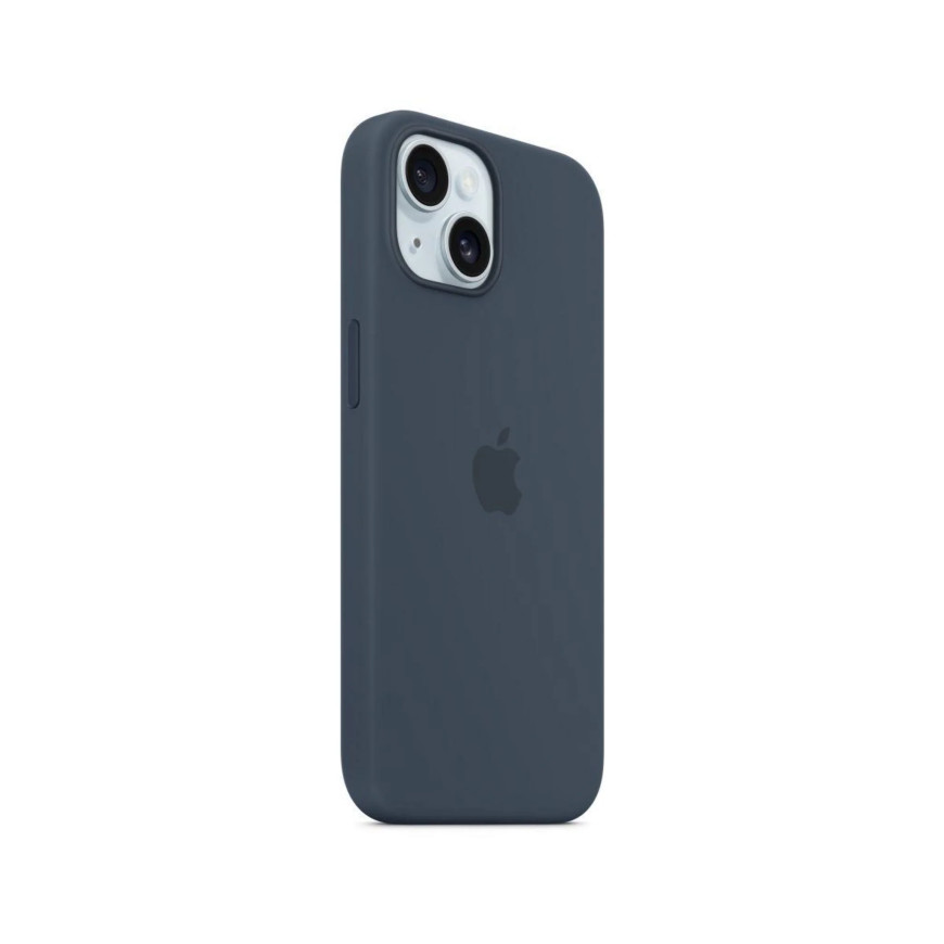 Apple Silicone Case with MagSafe Bleu Orage Apple iPhone 15