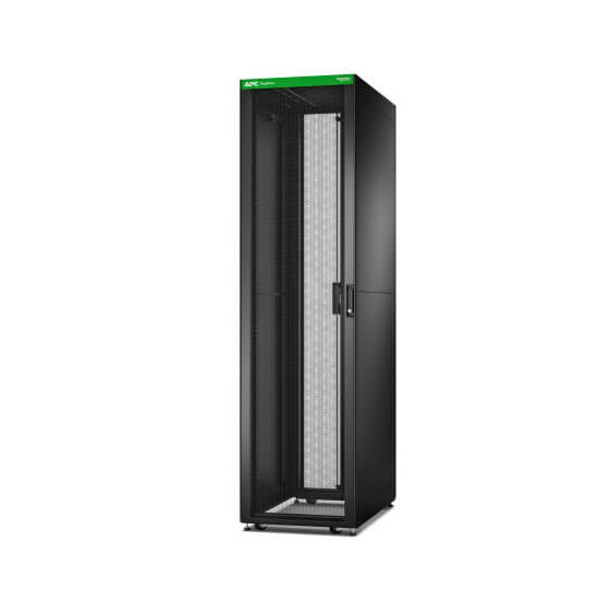Easy Rack 600mm/48U/1100mm with Roof, Side panel,castors,feet and 4 Brackets, No Bottom, black
