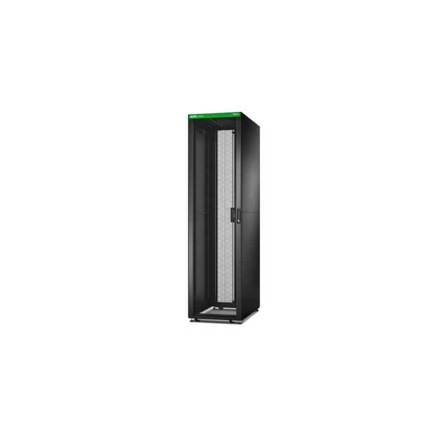 Easy Rack 600mm/48U/1100mm with Roof, Side panel,castors,feet and 4 Brackets, No Bottom, black