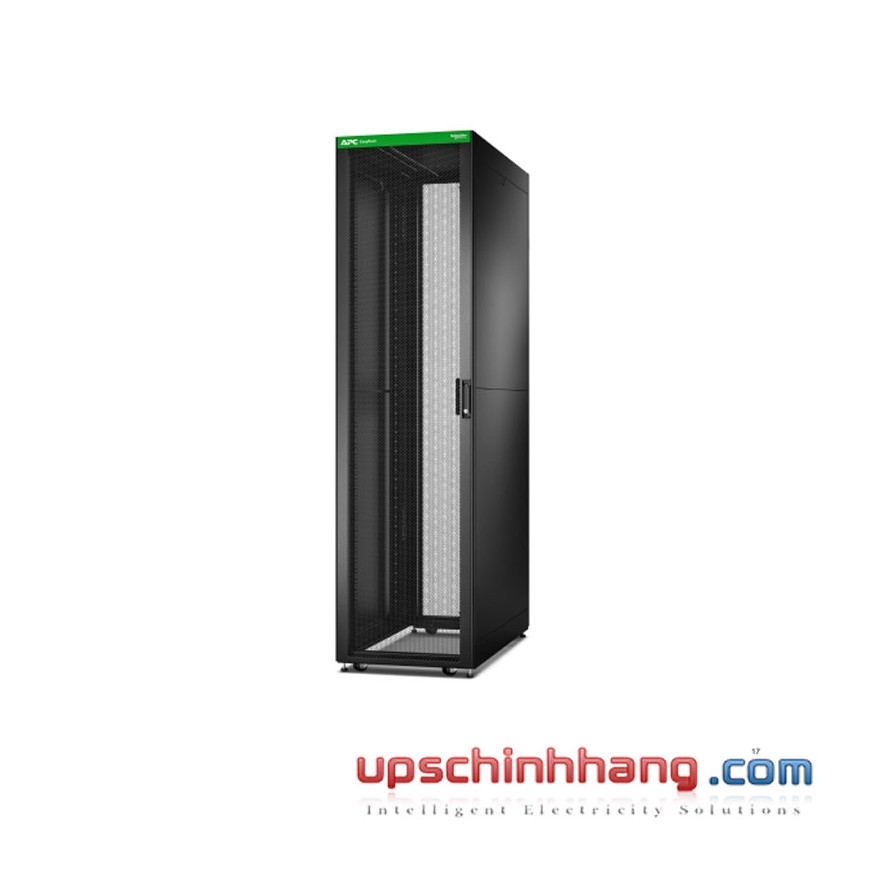 Easy Rack 600mm/48U/1100mm with Roof, Side panel,castors,feet and 4 Brackets, No Bottom, black