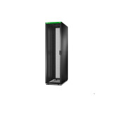 Easy Rack 600mm/48U/1100mm with Roof, Side panel,castors,feet and 4 Brackets, No Bottom, black