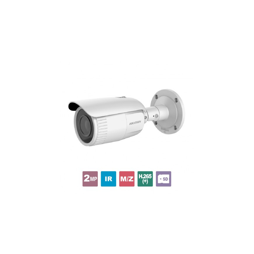 Caméra HIKVISION Externe IP Bullet Varifocale motorise 2MP,IP67 Smart IR 50m 12M (DS-2CD1623G0-IZ)