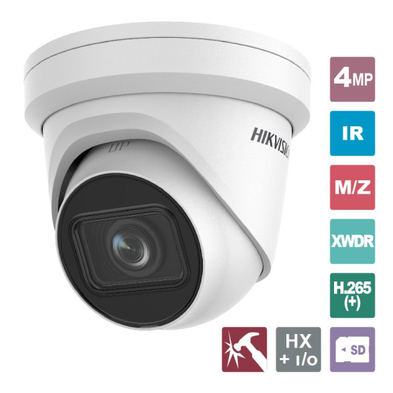 Hikvision - Caméra dôme IP 4MP DS-2CD2H43G2-IZS