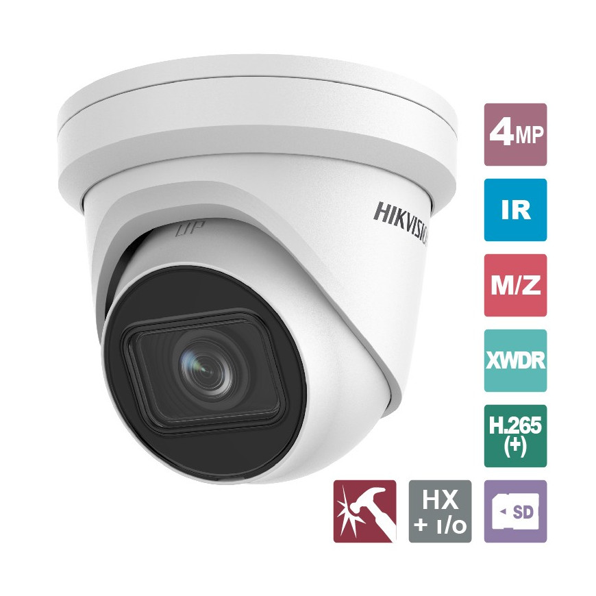 Hikvision - Caméra dôme IP 4MP DS-2CD2H43G2-IZS