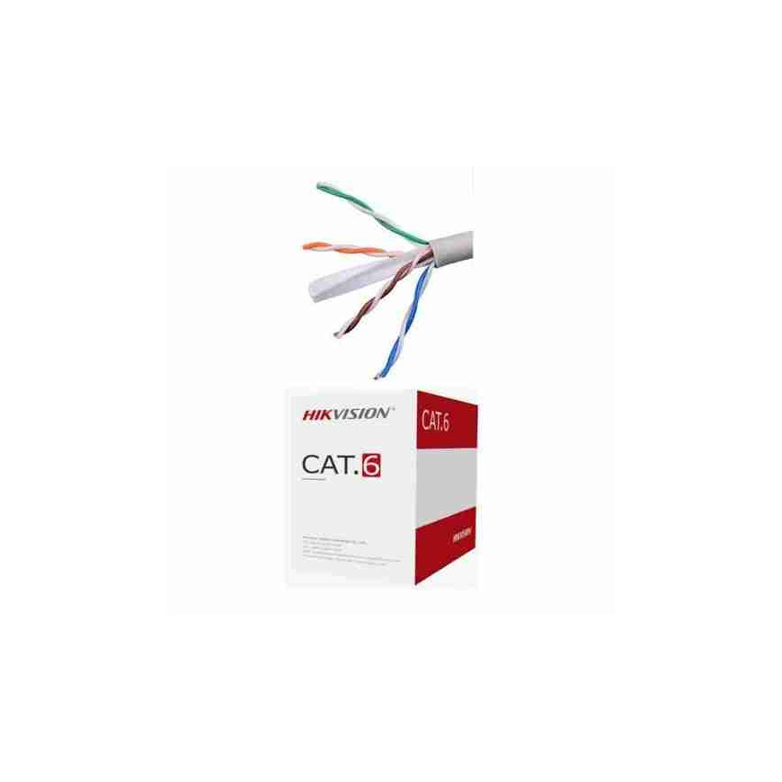 HIKVISION Cable CAT6 UTP 305 m (CCA,0.565 mm) 12M (DS-1LN6U-W/CCA)