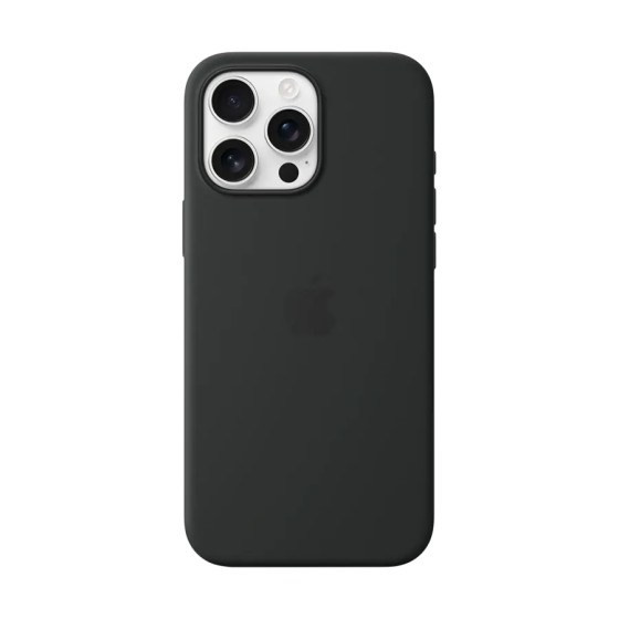 Apple Silicone Case with MagSafe Noir Apple iPhone 16 Pro Max