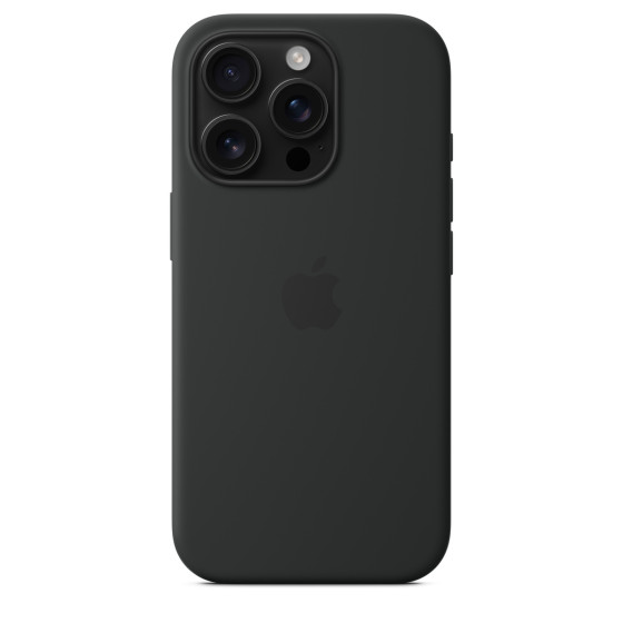 Apple Silicone Case with MagSafe Noir Apple iPhone 16 Pro Max