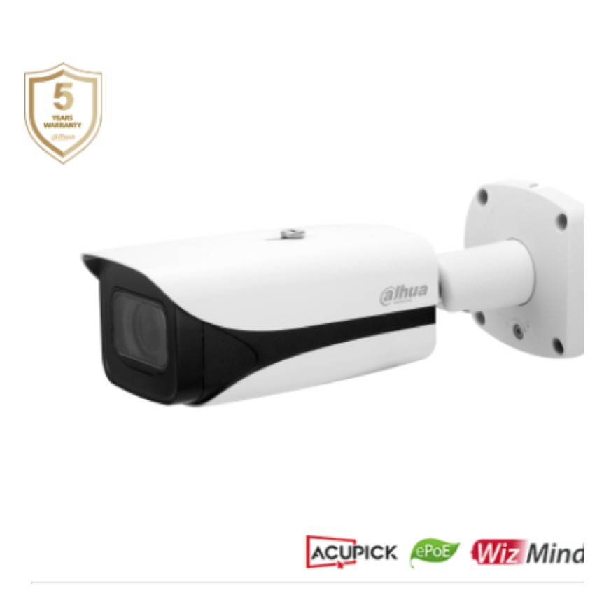 Dahua - Caméra tube IP extérieur 2MP varifocale motorisée