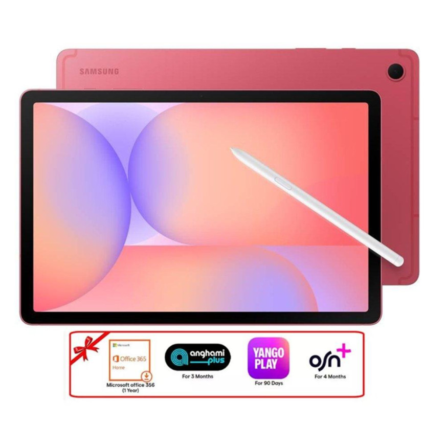 SAMSUNG Galaxy Tab S10 Lite 10,9'' Exynos-1380 8 Go 256 Go 5G DS Cam Av 5Mpx Cam Ar 8Mpx Rouge 12M (SM-X406BZREMWD)