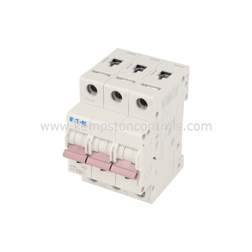 Disjoncteur modulaire Eaton 3P D 32A 6KA (PLS6-D32/3-MW)