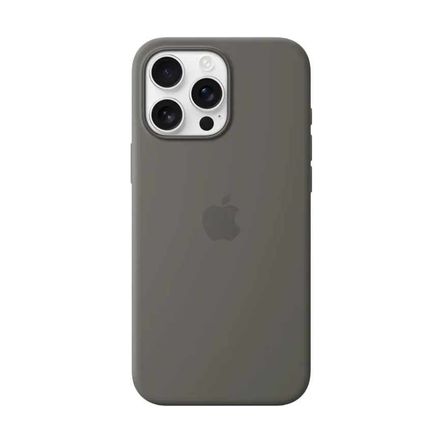 Apple Silicone Case with MagSafe Gris Minéral Apple iPhone 16 Pro Max