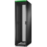 Easy Rack 600mm/48U/1200mm with Roof, Side panel,castors,feet and 4 Brackets, No Bottom, black