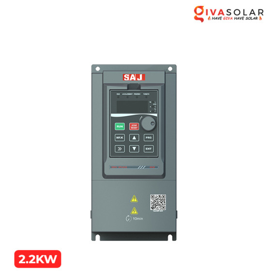 SAJ Solar Pump Inverter 3 phs/220V ,Rated AC 2.2kW, In: 9,6A 18M (PDS33-2S2R2B-E)