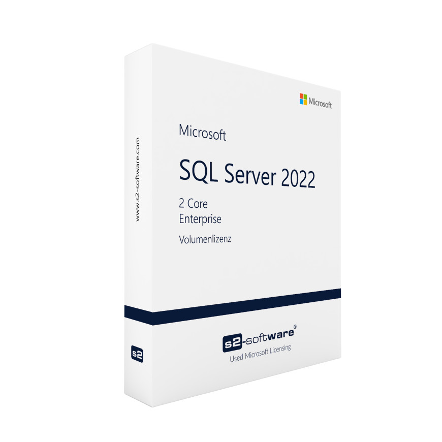 SQL Server 2022 Enterprise Core - 2 Core License Pack