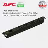 Easy PDU, Basic, 1U, 16A, 230V, (8)C13