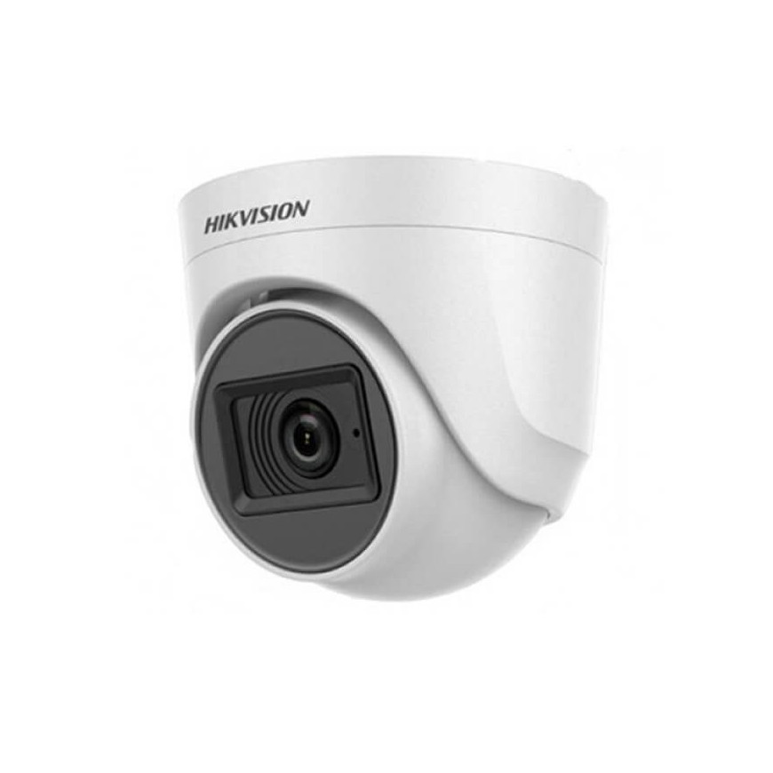 Caméra HIKVISION Interne Fixed Turret 2MP,IP67, IR30m, build-in mic 12M (DS-2CE76D0T-ITMFS)