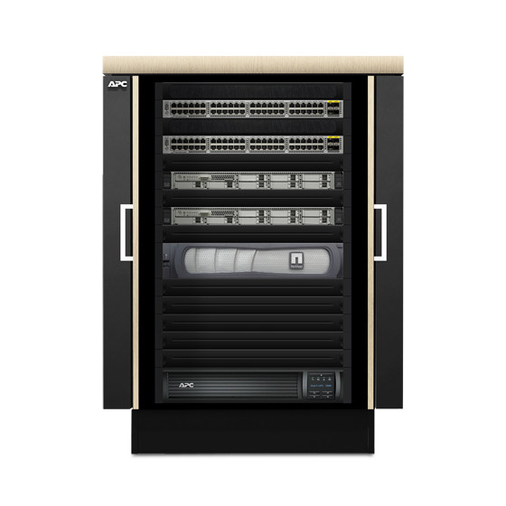 NetShelter CX 18U Secure Soundproofed Server Room in a Box Enclosure International