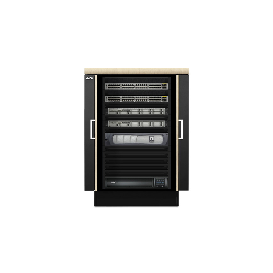 NetShelter CX 18U Secure Soundproofed Server Room in a Box Enclosure International