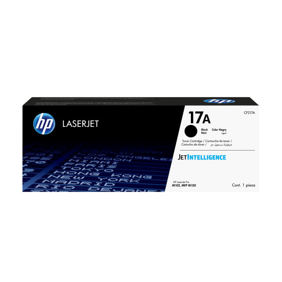 Toner HP 17A noir HP LaserJet d'origine ( CF217A)
