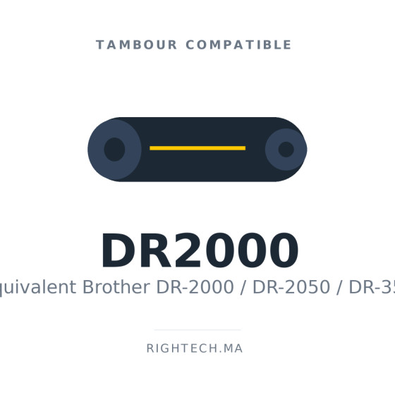 Tambour compatible Brother DR-2000 / DR-2050 / DR-350 (DR2000)