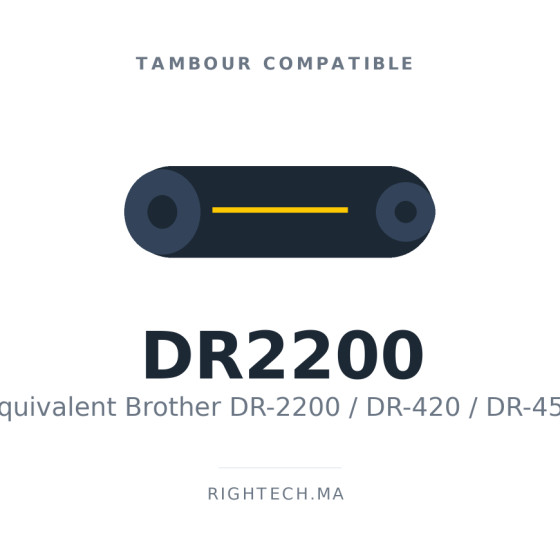 Tambour compatible Brother DR-2200 / DR-420 / DR-450 (DR2200)