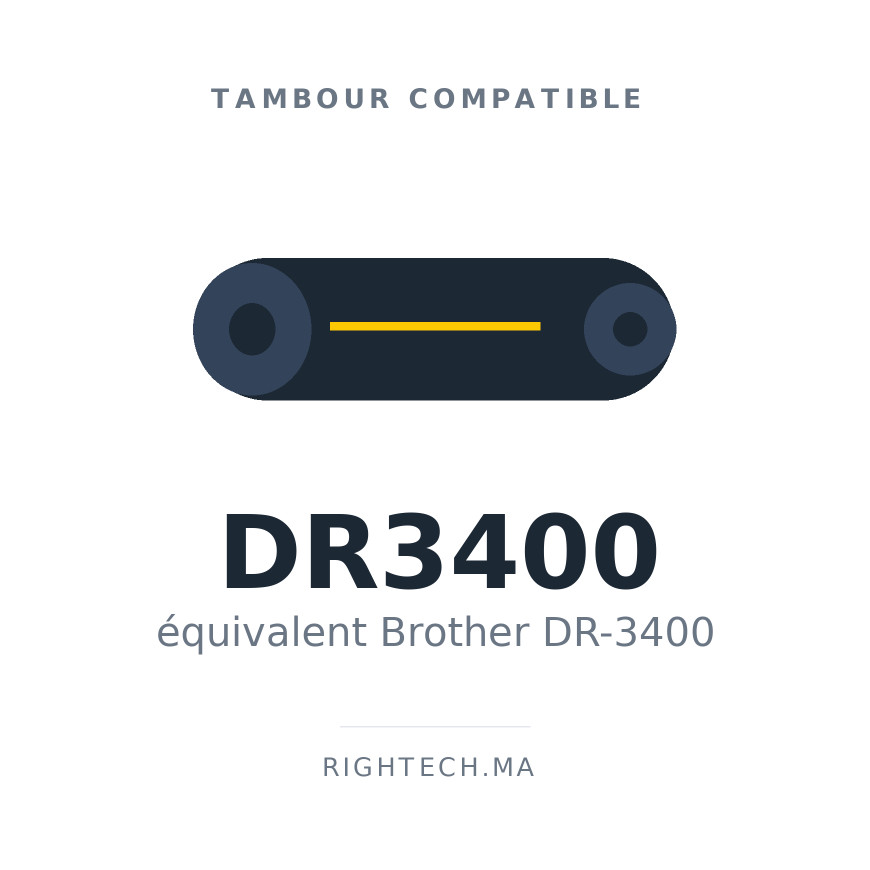 Tambour compatible Brother DR-3400 (DR3400)